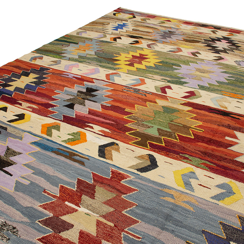 Yeni Kök Boya El Dokuma Kilim - 415 cm x 460 cm - K0093250