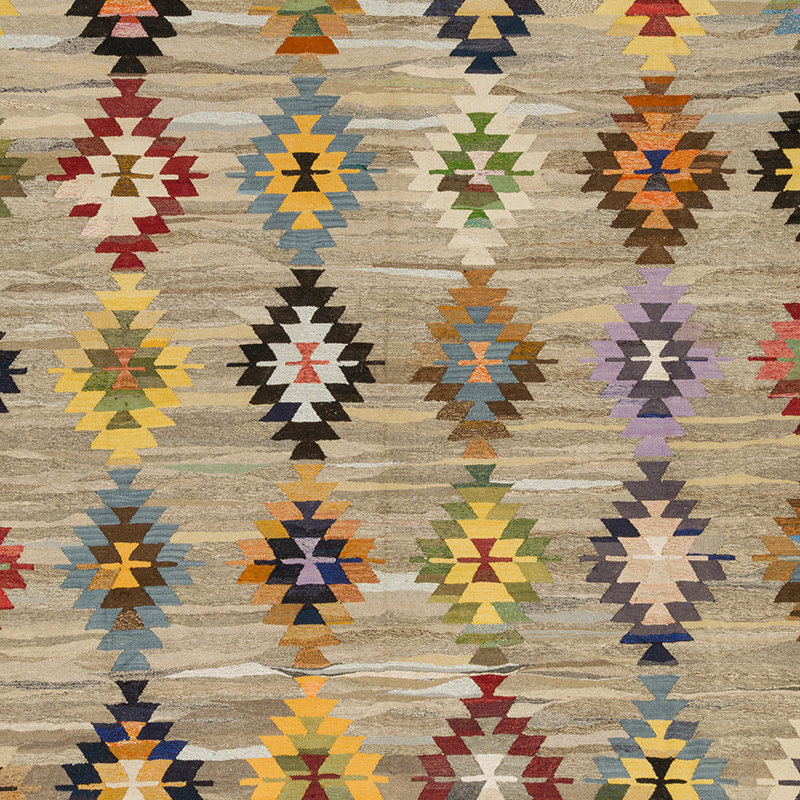 Yeni Kök Boya El Dokuma Kilim - 405 cm x 455 cm - K0093251