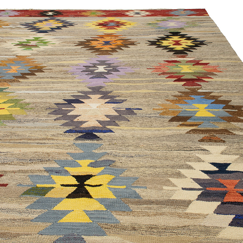 Yeni Kök Boya El Dokuma Kilim - 405 cm x 455 cm - K0093251
