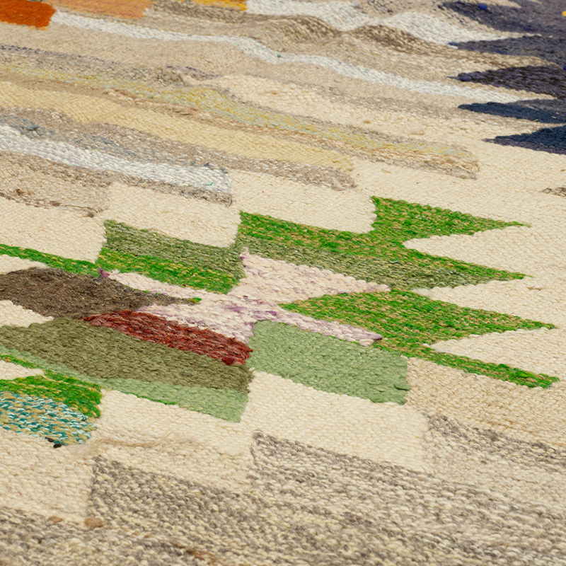 Yeni Kök Boya El Dokuma Kilim - 405 cm x 455 cm - K0093251