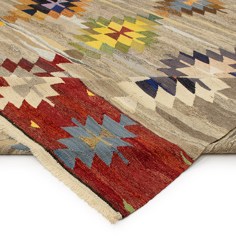 Yeni Kök Boya El Dokuma Kilim - 405 cm x 455 cm - K0093251