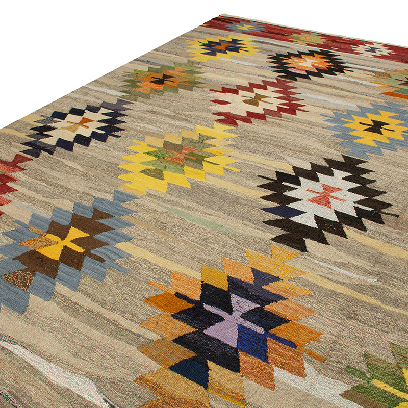 Yeni Kök Boya El Dokuma Kilim - 405 cm x 455 cm - K0093251