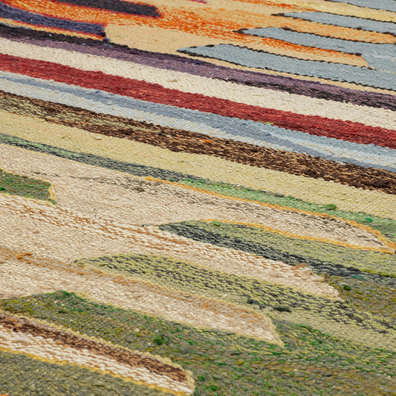 Yeni Kök Boya El Dokuma Kilim - 412 cm x 446 cm - K0093252