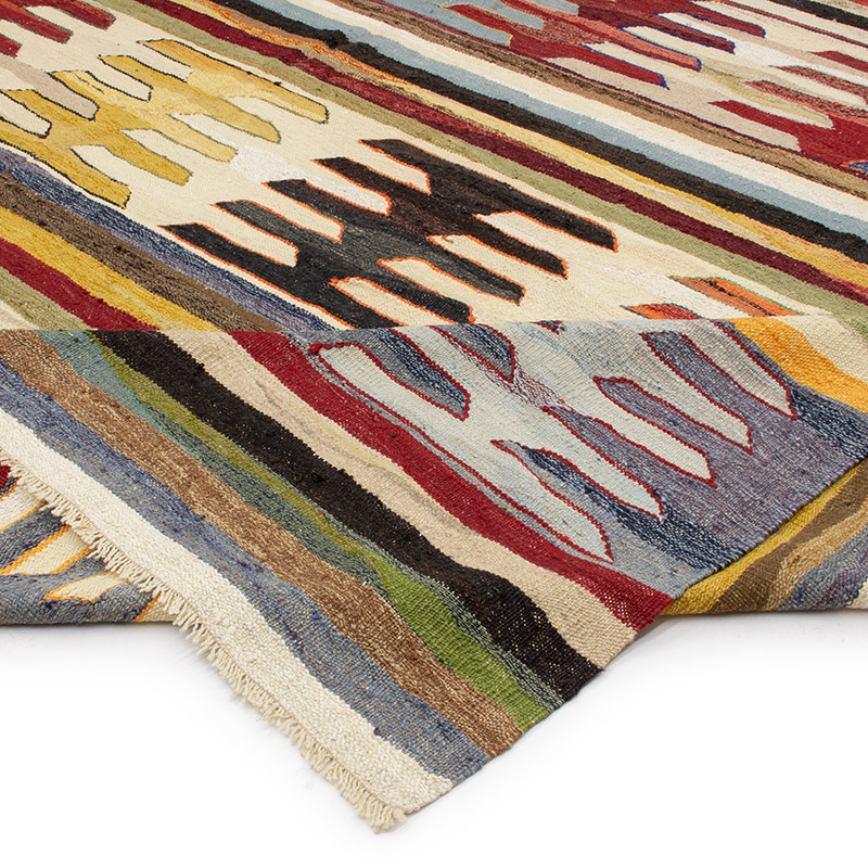 Yeni Kök Boya El Dokuma Kilim - 412 cm x 446 cm - K0093252