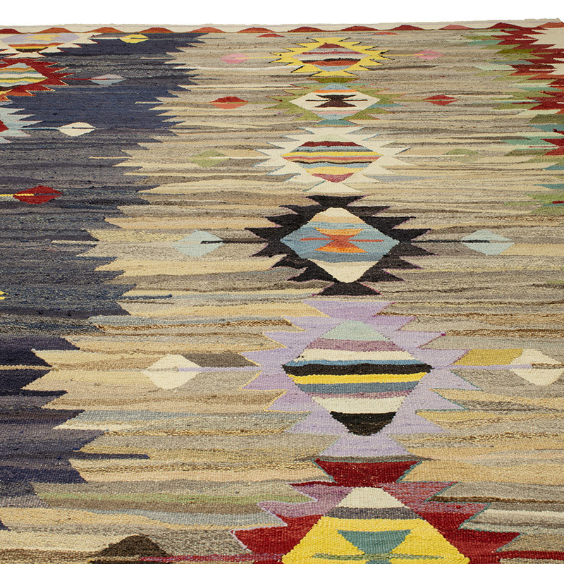 Yeni Kök Boya El Dokuma Kilim - 416 cm x 462 cm - K0093253