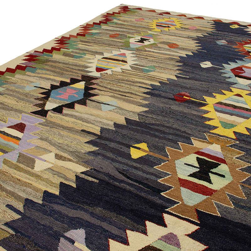 Yeni Kök Boya El Dokuma Kilim - 416 cm x 462 cm - K0093253