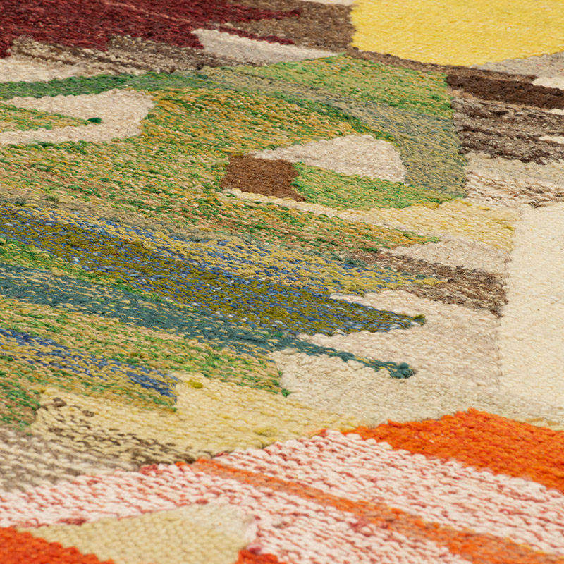 Yeni Kök Boya El Dokuma Kilim - 398 cm x 458 cm - K0093254