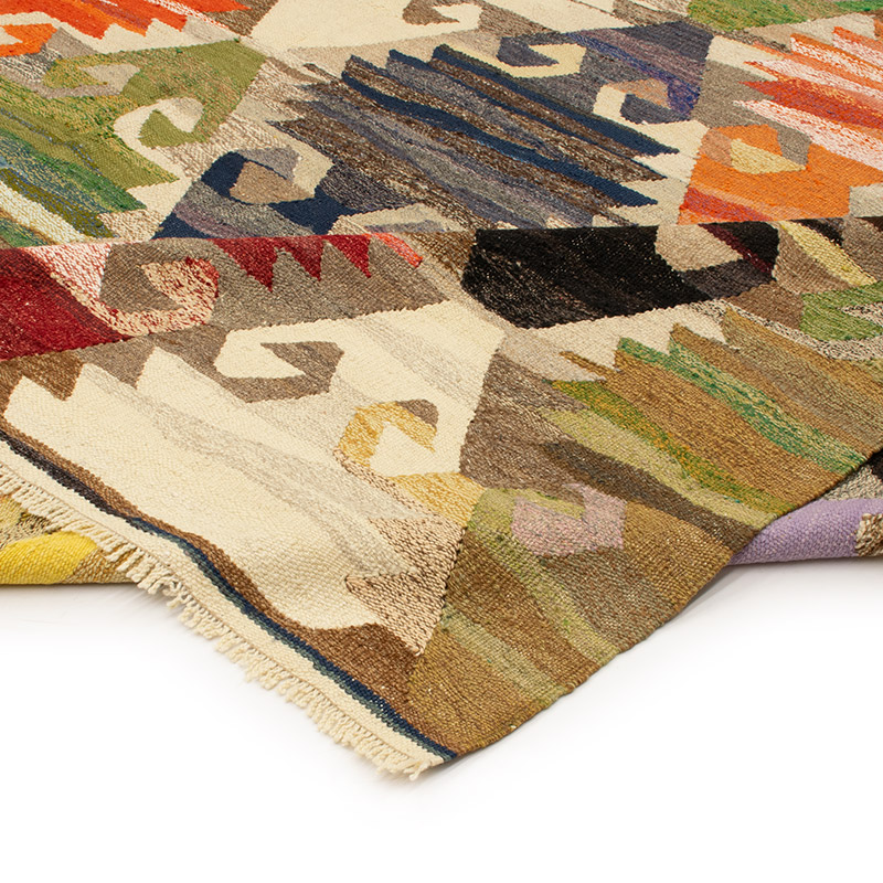 Yeni Kök Boya El Dokuma Kilim - 398 cm x 458 cm - K0093254