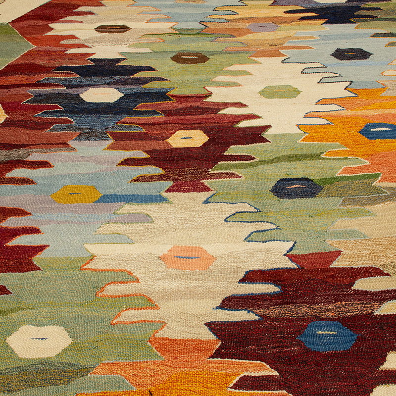 Yeni Kök Boya El Dokuma Kilim - 415 cm x 450 cm - K0093255