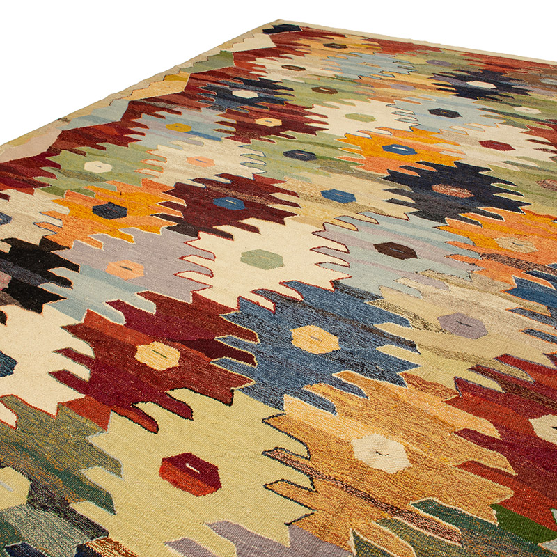 Yeni Kök Boya El Dokuma Kilim - 415 cm x 450 cm - K0093255