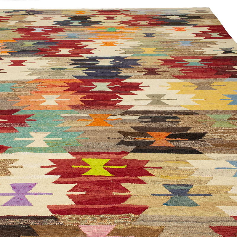 Yeni Kök Boya El Dokuma Kilim - 396 cm x 460 cm - K0093256