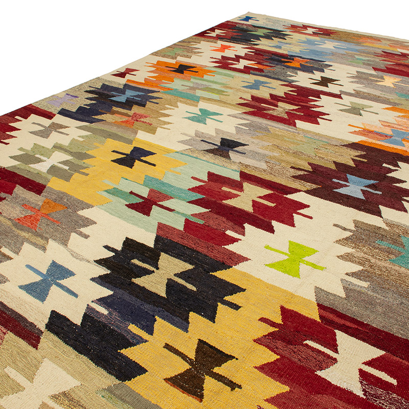 Yeni Kök Boya El Dokuma Kilim - 396 cm x 460 cm - K0093256