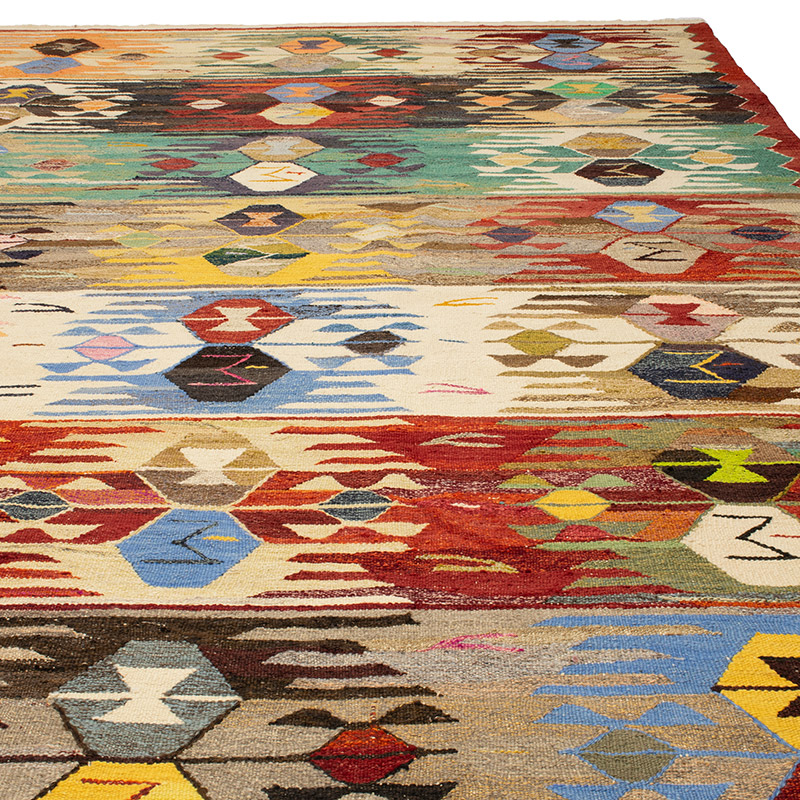 Yeni Kök Boya El Dokuma Kilim - 401 cm x 440 cm - K0093257