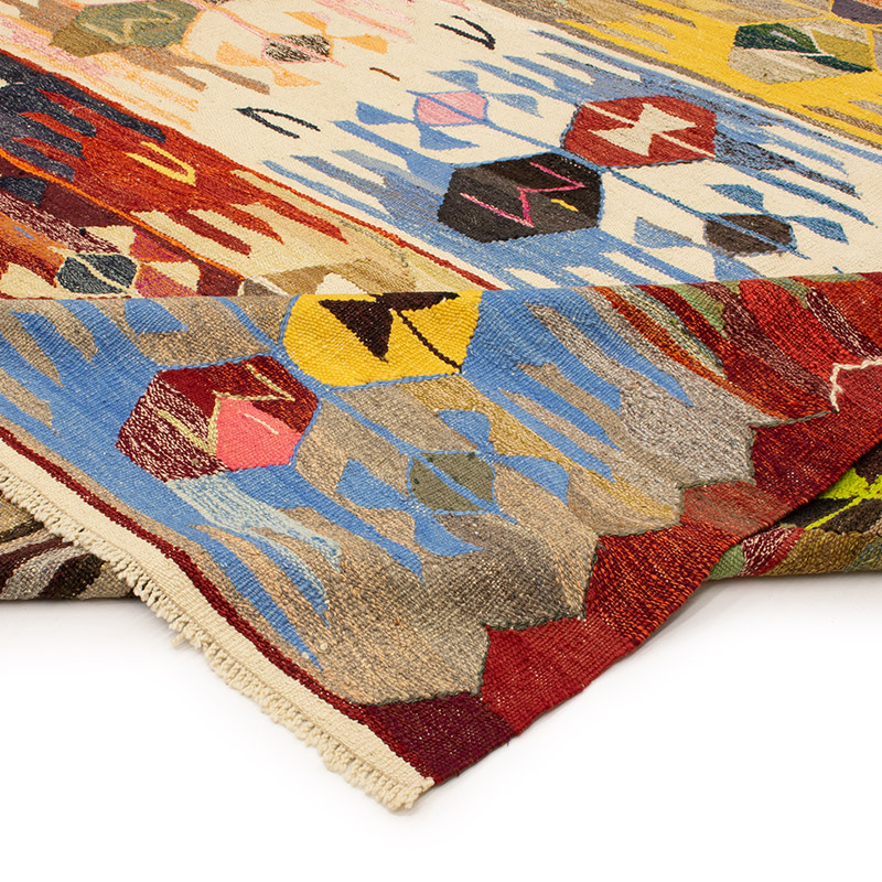 Yeni Kök Boya El Dokuma Kilim - 401 cm x 440 cm - K0093257