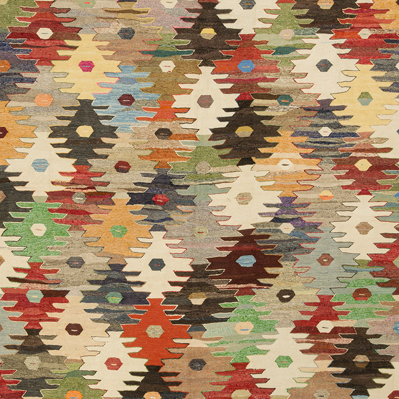 Yeni Kök Boya El Dokuma Kilim - 418 cm x 448 cm - K0093258