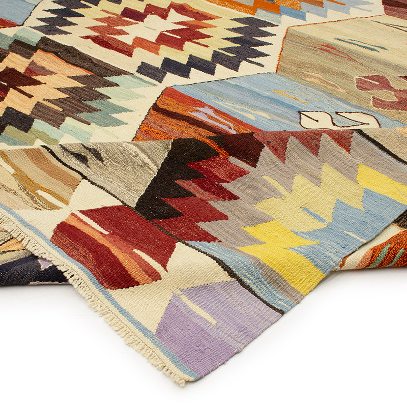 Yeni Kök Boya El Dokuma Kilim - 413 cm x 458 cm - K0093259