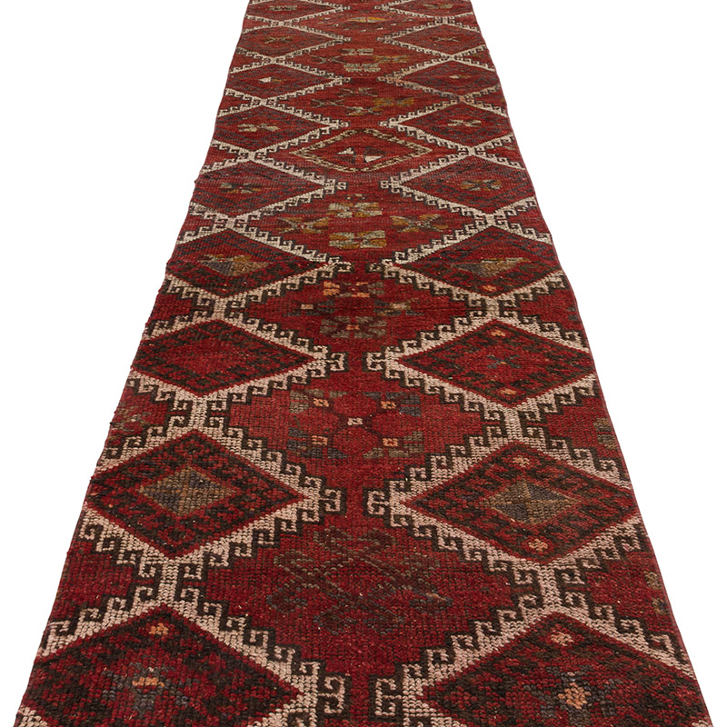 Vintage Turkish Runner Rug - 2' 8" x 18' 9" (32" x 225") - K0093260