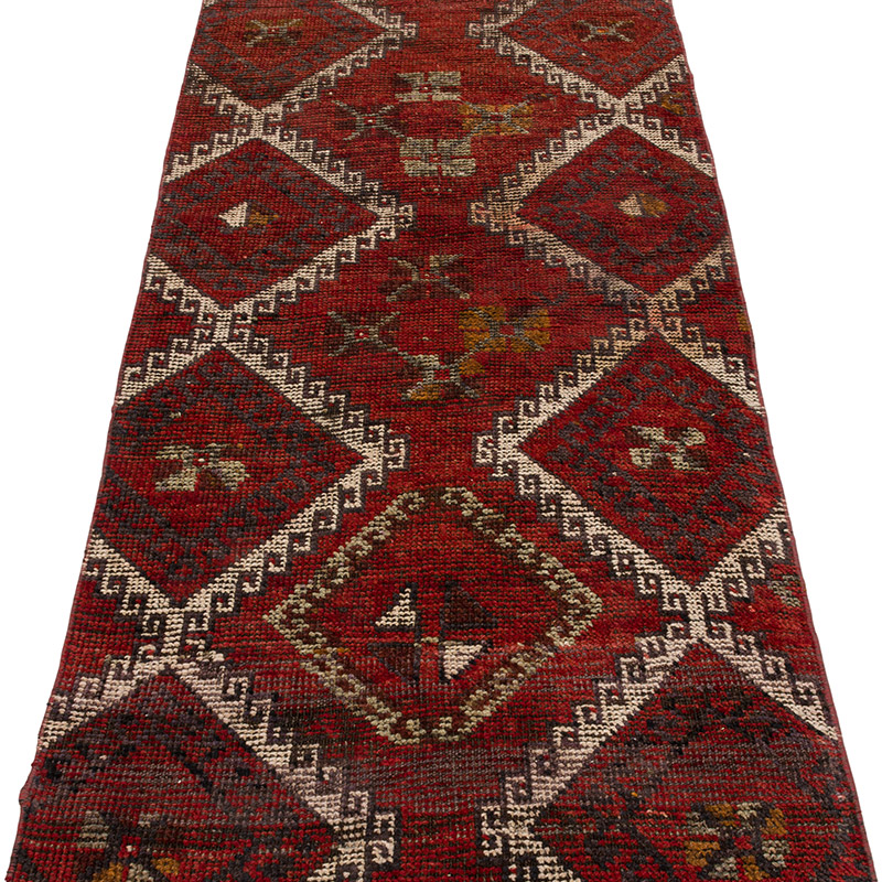 Vintage Turkish Runner Rug - 2' 8" x 18' 9" (32" x 225") - K0093260