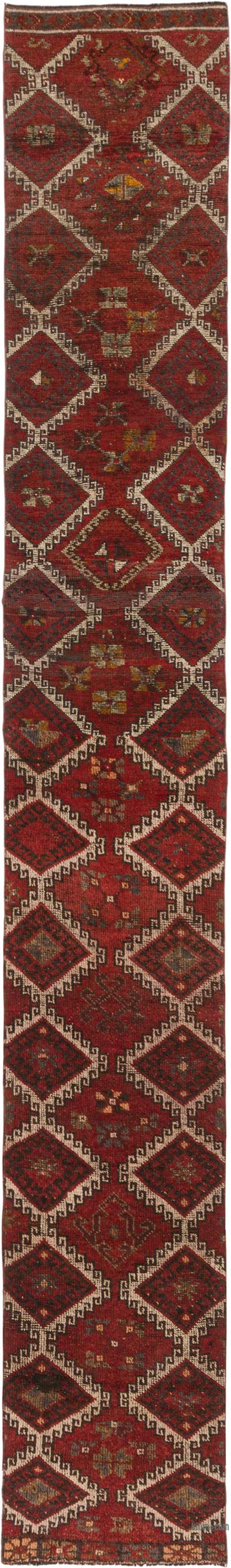 Alfombra Turca Vintage de Pasillo - 82 cm x 572 cm