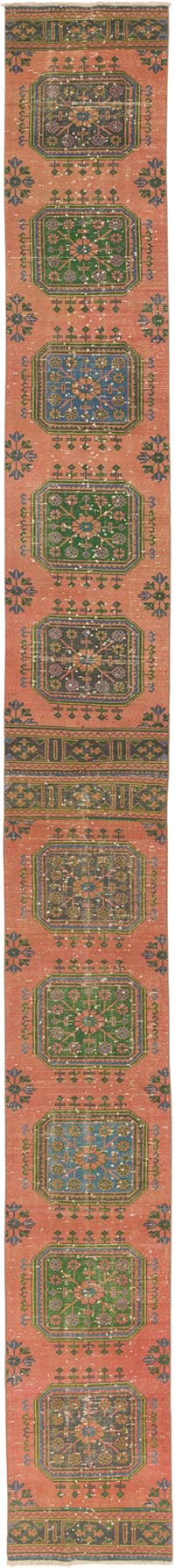 Vintage Turkish Runner Rug - 2' 6" x 23' 5" (30" x 281")