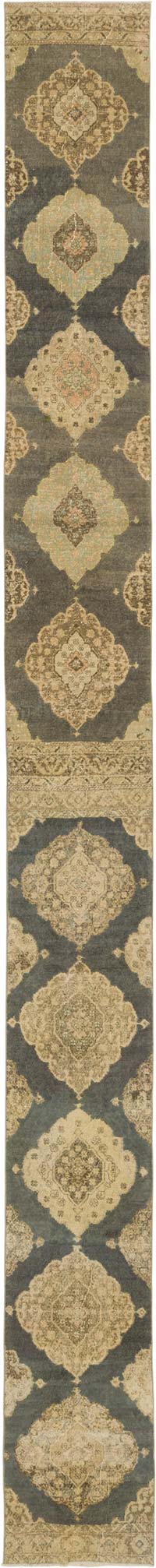 Alfombra Turca Vintage de Pasillo - 74 cm x 775 cm