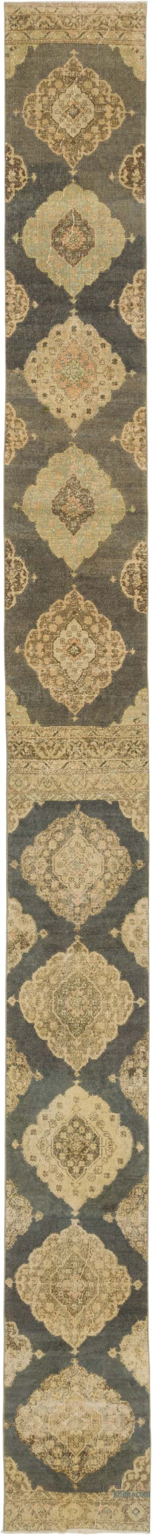 Vintage Turkish Runner Rug - 2' 5" x 25' 5" (29" x 305")