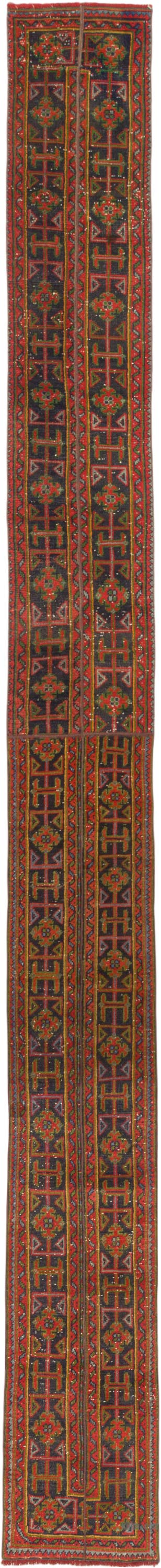 Vintage Turkish Runner Rug - 1' 10" x 18' 6" (22" x 222")