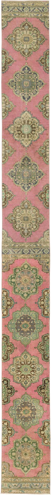 Vintage Turkish Runner Rug - 2' 5" x 24' 8" (29" x 296")