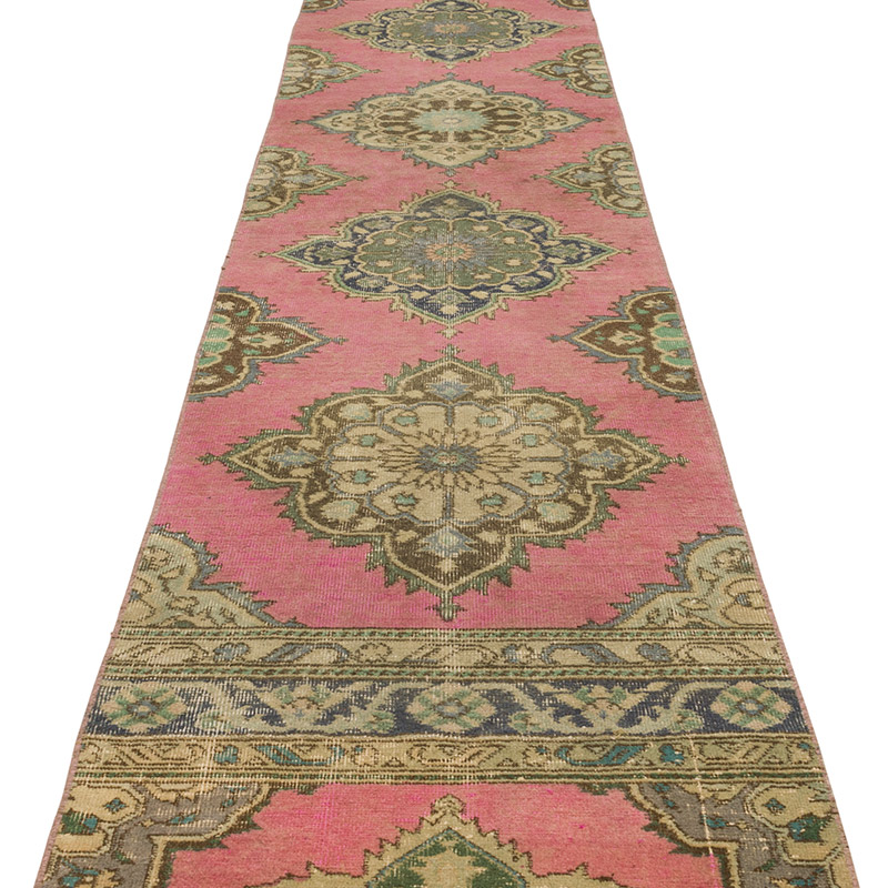 Vintage Turkish Runner Rug - 2' 5" x 24' 8" (29" x 296") - K0093269