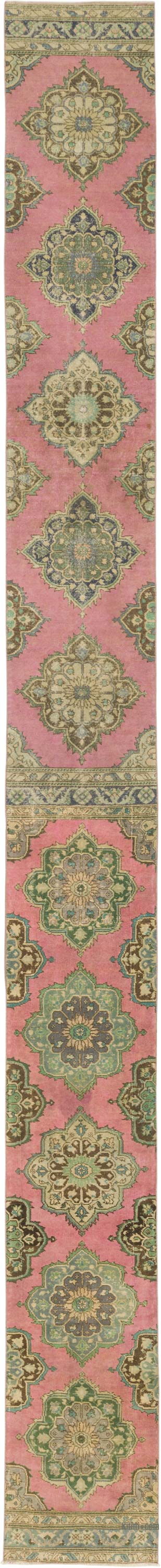 Vintage Turkish Runner Rug - 2' 5" x 24' 8" (29" x 296")