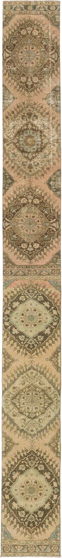 Alfombra Turca Vintage de Pasillo - 78 cm x 743 cm
