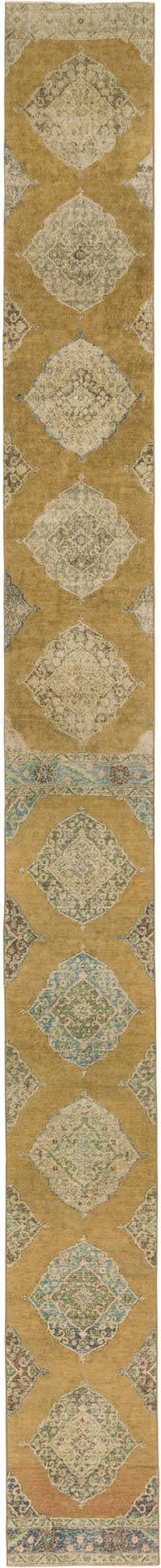 Alfombra Turca Vintage de Pasillo - 74 cm x 762 cm