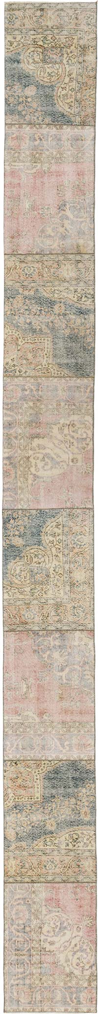 Alfombra Turca Vintage de Pasillo - 70 cm x 775 cm