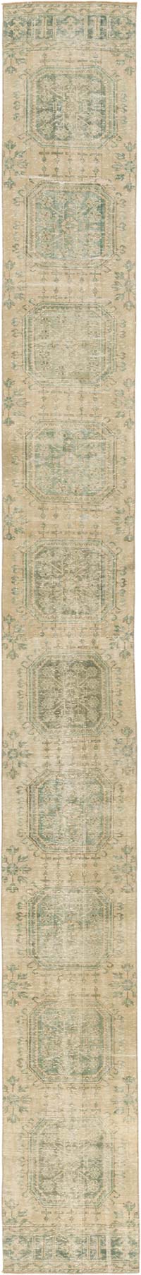 Alfombra Turca Vintage de Pasillo - 71 cm x 662 cm