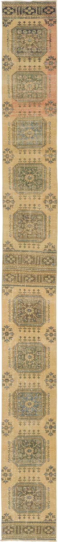 Alfombra Turca Vintage de Pasillo - 76 cm x 736 cm