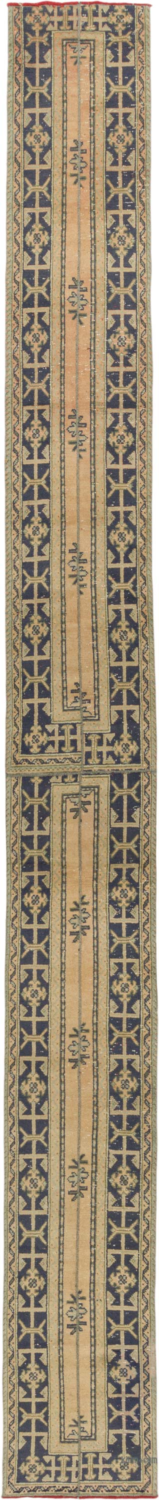Vintage Turkish Runner Rug - 2' 3" x 21' 10" (27" x 262")