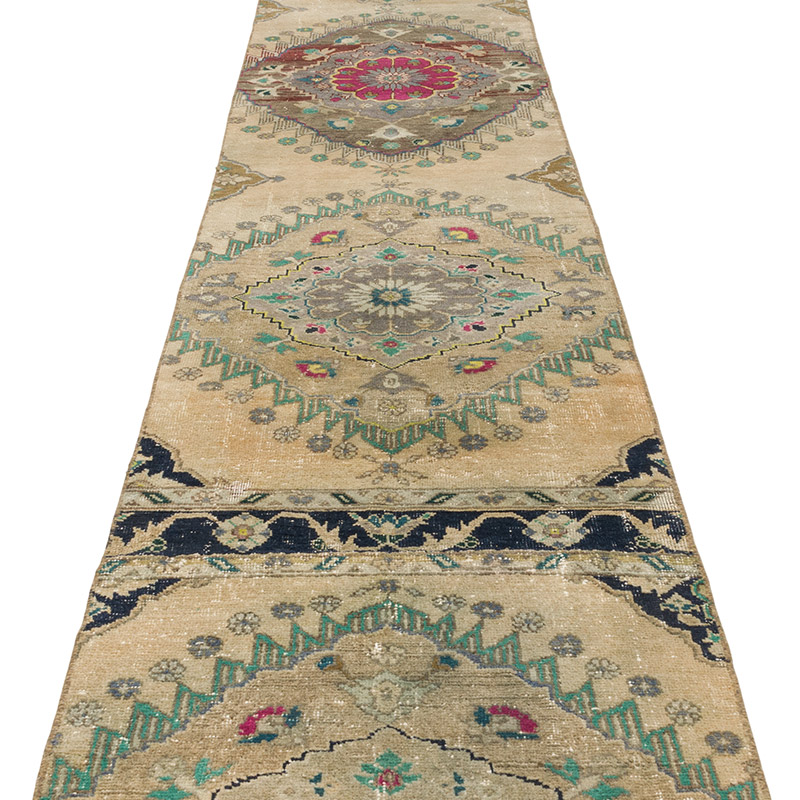 Alfombra Turca Vintage de Pasillo - 70 cm x 717 cm - K0093284