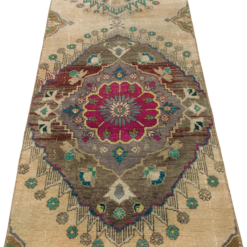 Alfombra Turca Vintage de Pasillo - 70 cm x 717 cm - K0093284