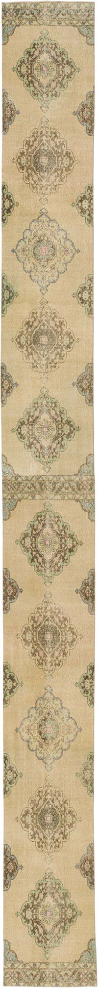 Alfombra Turca Vintage de Pasillo - 73 cm x 777 cm