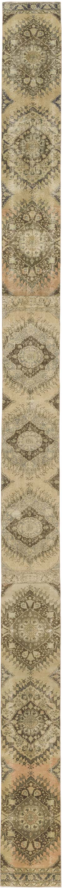 Alfombra Turca Vintage de Pasillo - 73 cm x 1073 cm