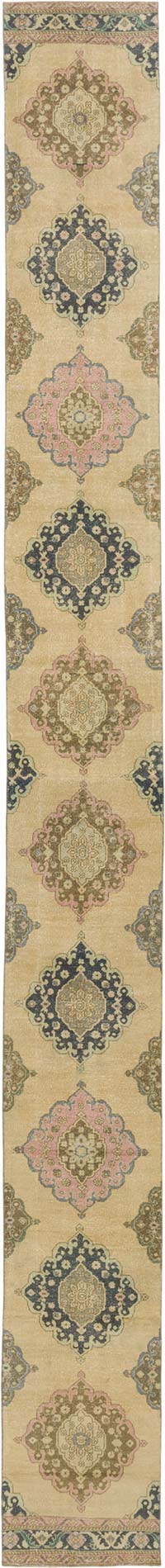 Alfombra Turca Vintage de Pasillo - 75 cm x 748 cm