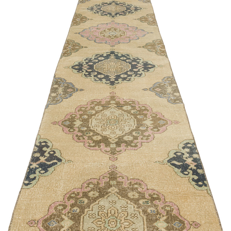 Vintage Turkish Runner Rug - 2' 6" x 24' 6" (30" x 294") - K0093288