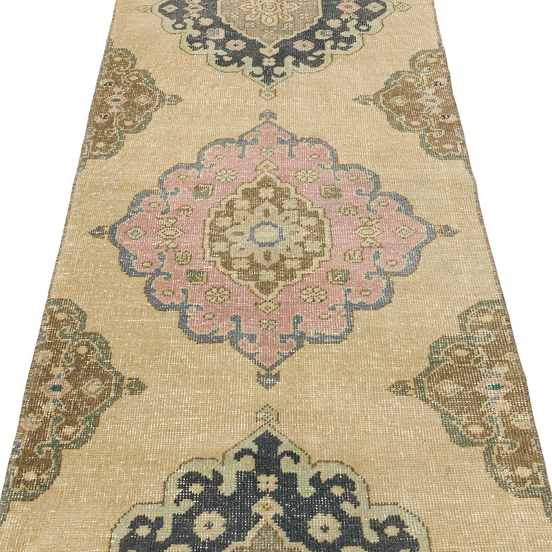 Vintage Turkish Runner Rug - 2' 6" x 24' 6" (30" x 294") - K0093288