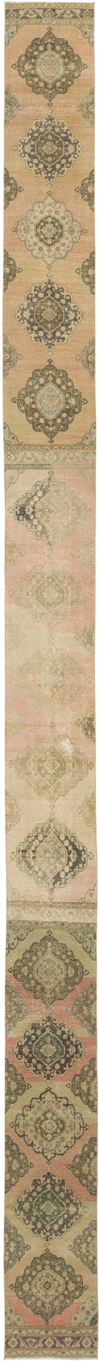 Alfombra Turca Vintage de Pasillo - 75 cm x 1105 cm