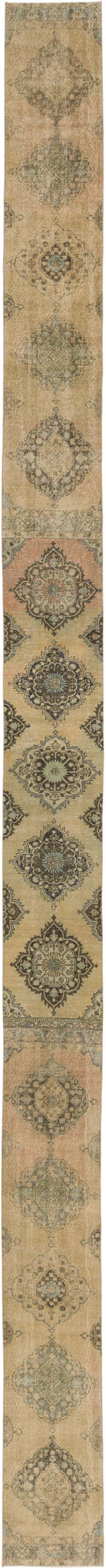 Alfombra Turca Vintage de Pasillo - 70 cm x 1081 cm