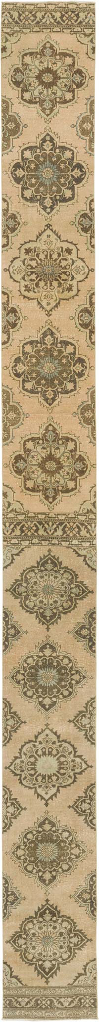 Alfombra Turca Vintage de Pasillo - 71 cm x 753 cm