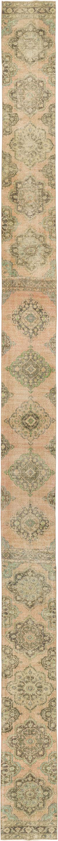 Alfombra Turca Vintage de Pasillo - 73 cm x 1121 cm