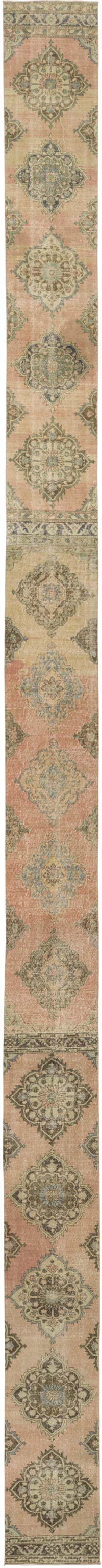 Alfombra Turca Vintage de Pasillo - 71 cm x 1168 cm