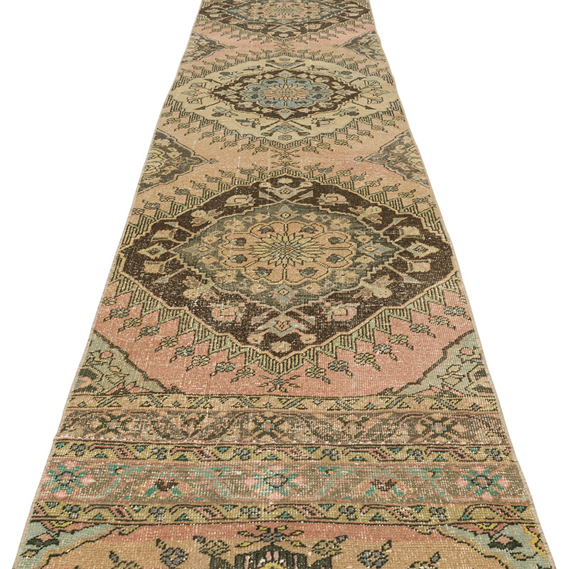Vintage Turkish Runner Rug - 2' 7" x 24' 11" (31" x 299") - K0093301