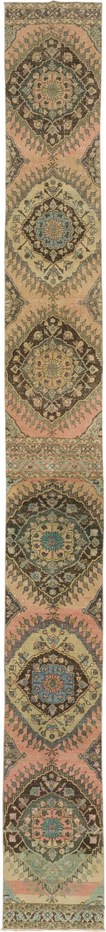 Vintage Turkish Runner Rug - 2' 7" x 24' 11" (31" x 299")